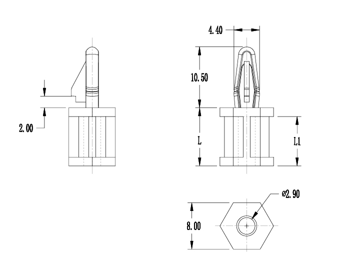 PC板间隔柱 BS-6